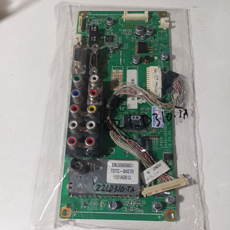 b lg 22ld310ta - mainboard tv lg 22ld310 - mobo tv lg 22ld310 - motherboard tv lg22ld310ta