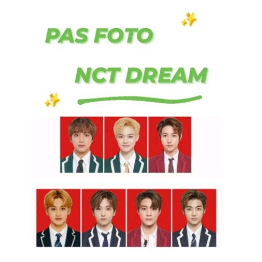 PAS FOTO NCT DREAM 3X4 ISI 3 PCS