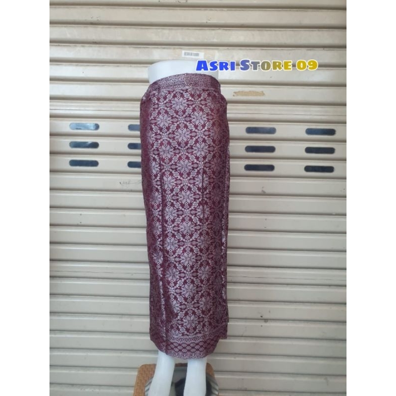 Rok span Songket Jumbo/Rok span big size 3L - 6L /Rok instan Langsung Pakai/Rok songket  jadi