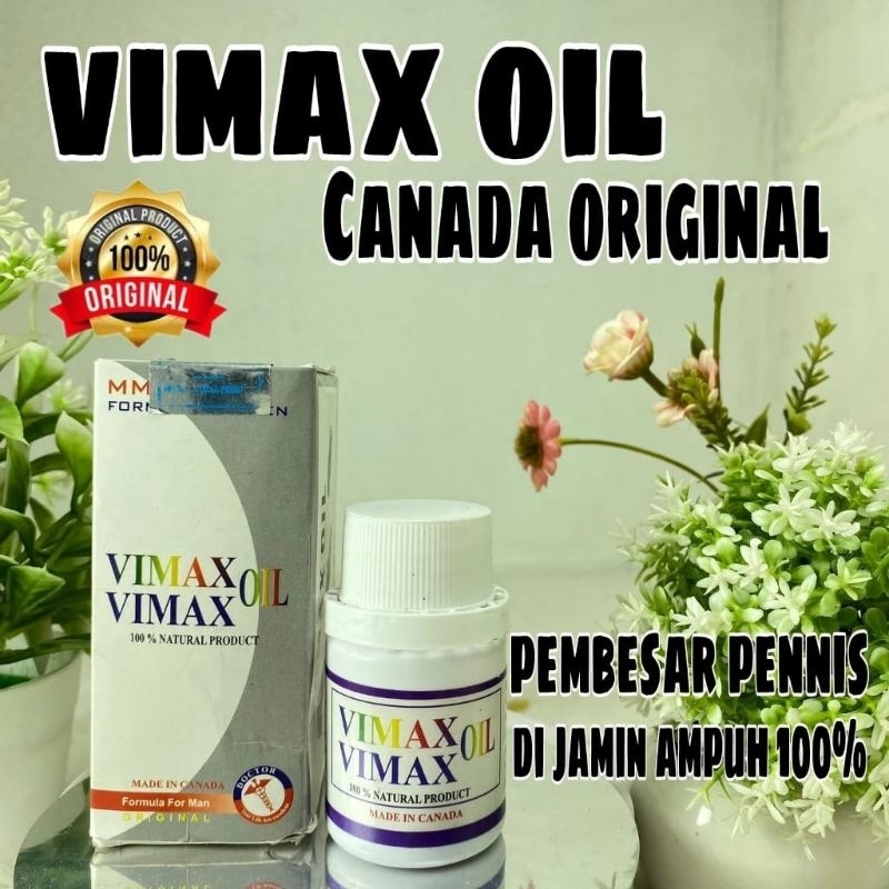 Minyak Vimax Oil Asli 100% Original minyak pembesarpenis Minyak Terapi Pria Dewasa untuk Besar dan Panjang permanen Vital Vimax Oil original