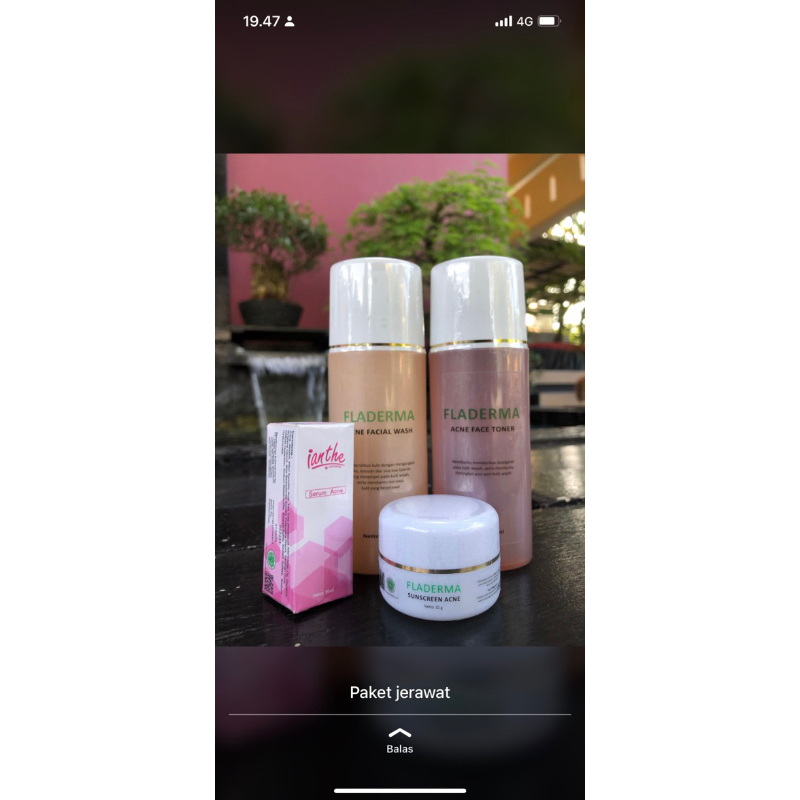 paket jerawat fladerma