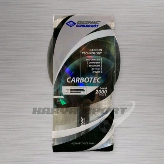 Bat DONIC Schildkrot Carbotec 2000 Original Bet Tenis Meja Pingpong
