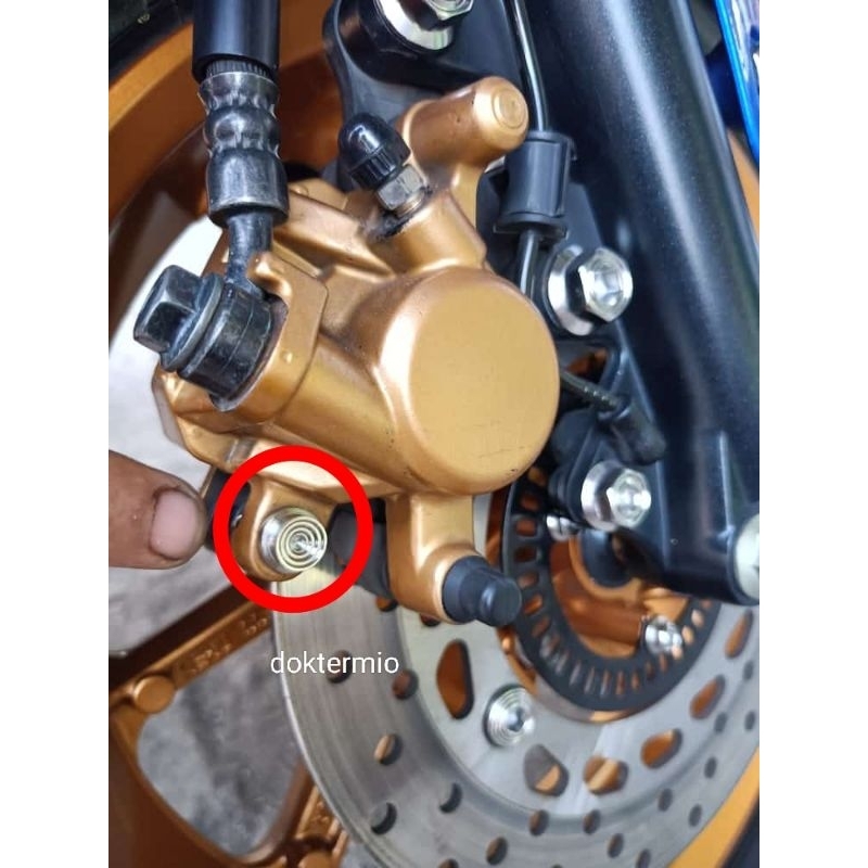 Pin Kampas rem depan Nmax mio smile Mio soul stainless pen kampas rem depan Mio smile stainless