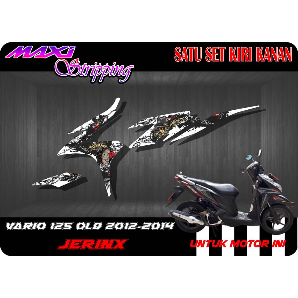 Stiker striping Vario 125 old 2012-2014 Jerinx