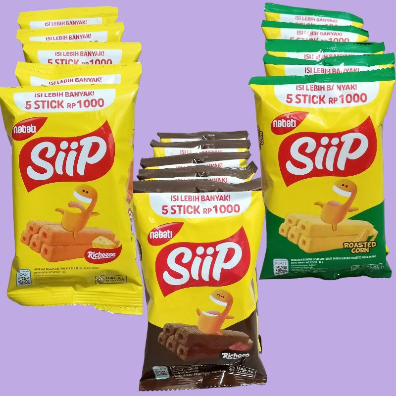 

Nabati Siip Stick Snack All Varian 12 gr [10 pcs/renceng]