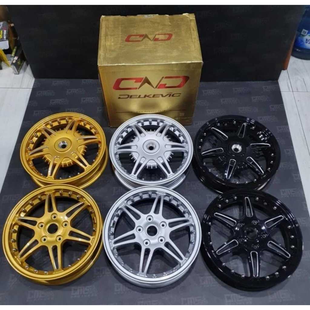 Pelak Velg Delkevic Drag Vespa Sprint Primavera LX S S12 Ring12 Velg Racing DND Vespa Sprint Primave