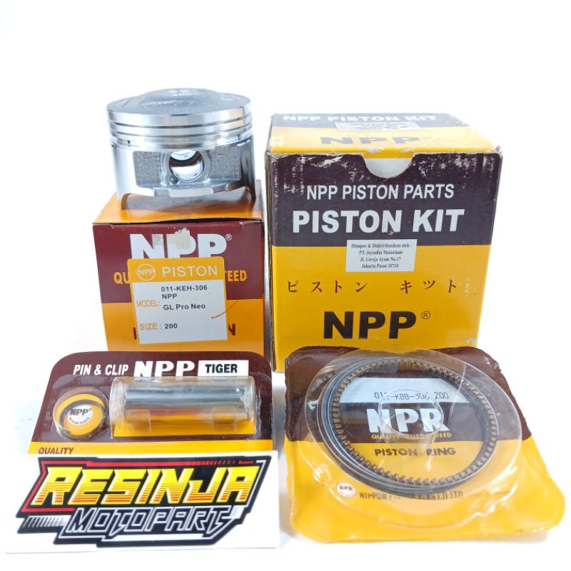 Ring Piston Kit Seher Honda GL Pro Neotech Megapro Lama KEH Oversize Os 200 Npp