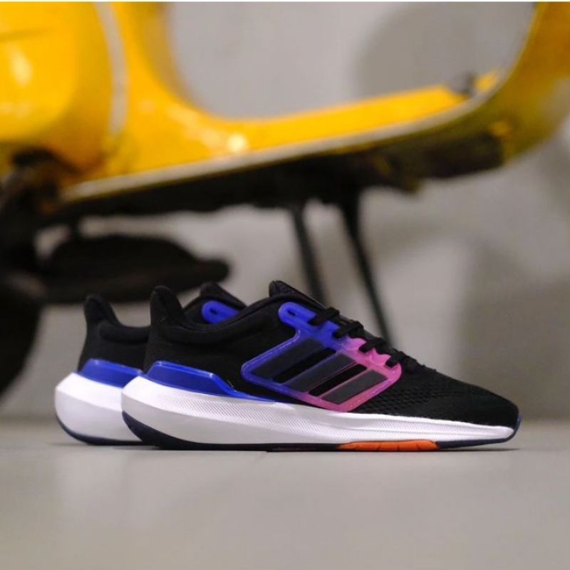 Sepatu Sneakers Running Pria Adidas Ultra Bounce Black Multicolour Original Indonesia
