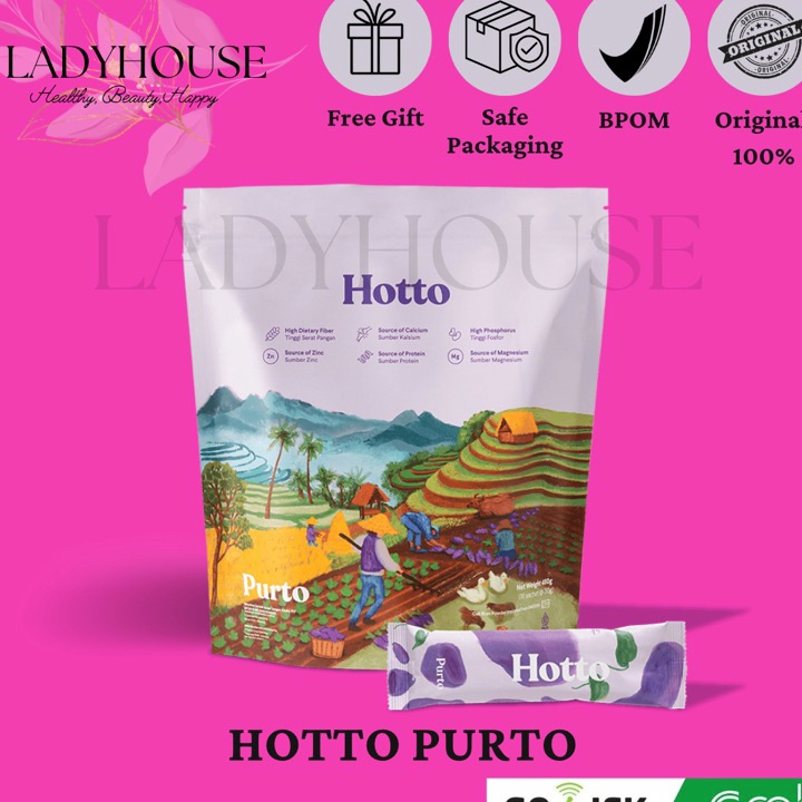 

Best Product Hotto Purto ( 16 sachet ) - Pouch Minuman Fiber Multigrain With Purple Potato Original ➲➛☆