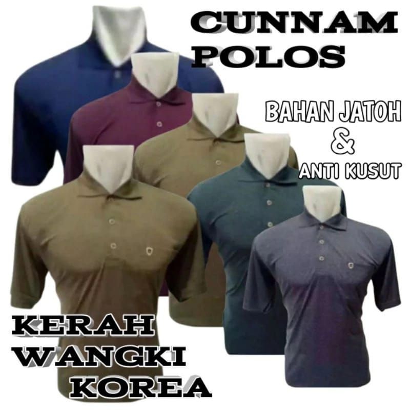 KERAH CUNNAM POLOS/KERAH PENDEK KOREA/WANGKI KOREA CUN NAM