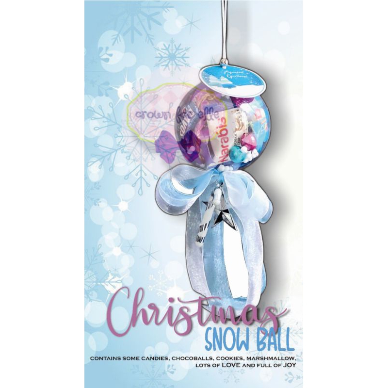 

Christmas SNOW BALL, Christmas gift, Christmas hampers