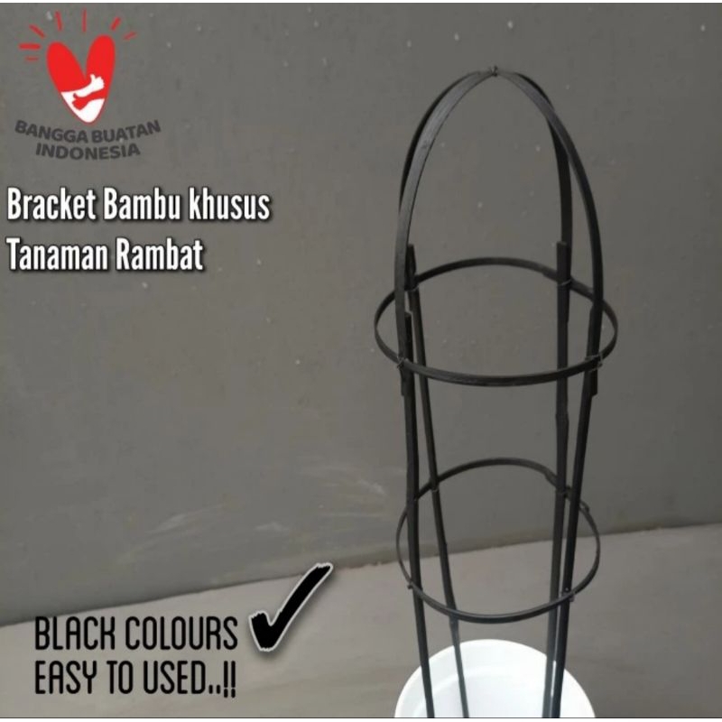 Turus Penyangga Tanaman Rambat - Turus Bambu - Bracket tanaman Rambat