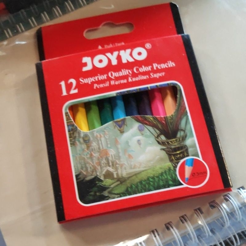 

Pensil warna Joyko isi 12 pendek