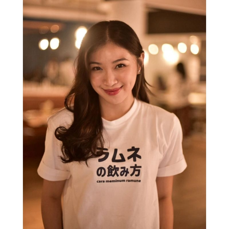 Kaos JKT48 Cara Meminum Ramune | T-shirt Shani Jkt48