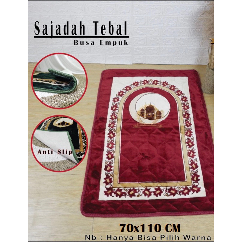 Sajadah tebal|sajada turki|sajadah premium|sajadah busa