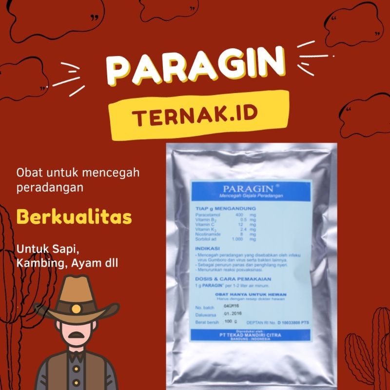 Paragin Obat Pencegahaan Peradangaan, Gumboro dan Antistress