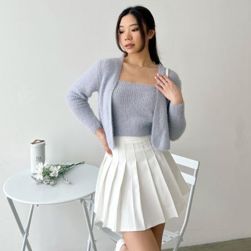 [ Marveile ] Joya Cardigan & Tanktop Set
