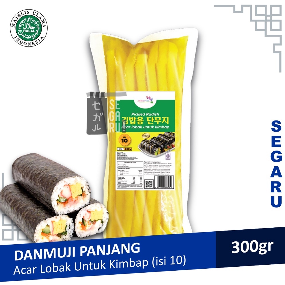 

⚡BEST SELLER⚡ Danmuji Kimbap Acar Lobak Kuning Korea Halal | Takuan | Isian Gimbap