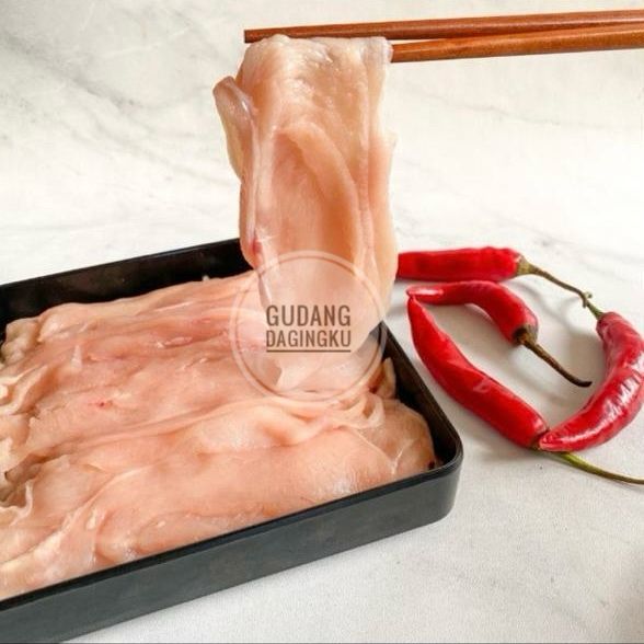 

boneless dada ayam slice