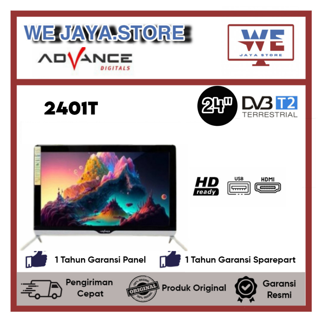 Advance LED TV 2401T LED Advance 24 Inch Digital TV