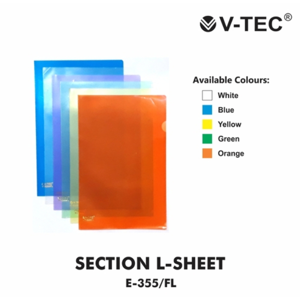 

V tec section L sheet folder map L tipe E 355