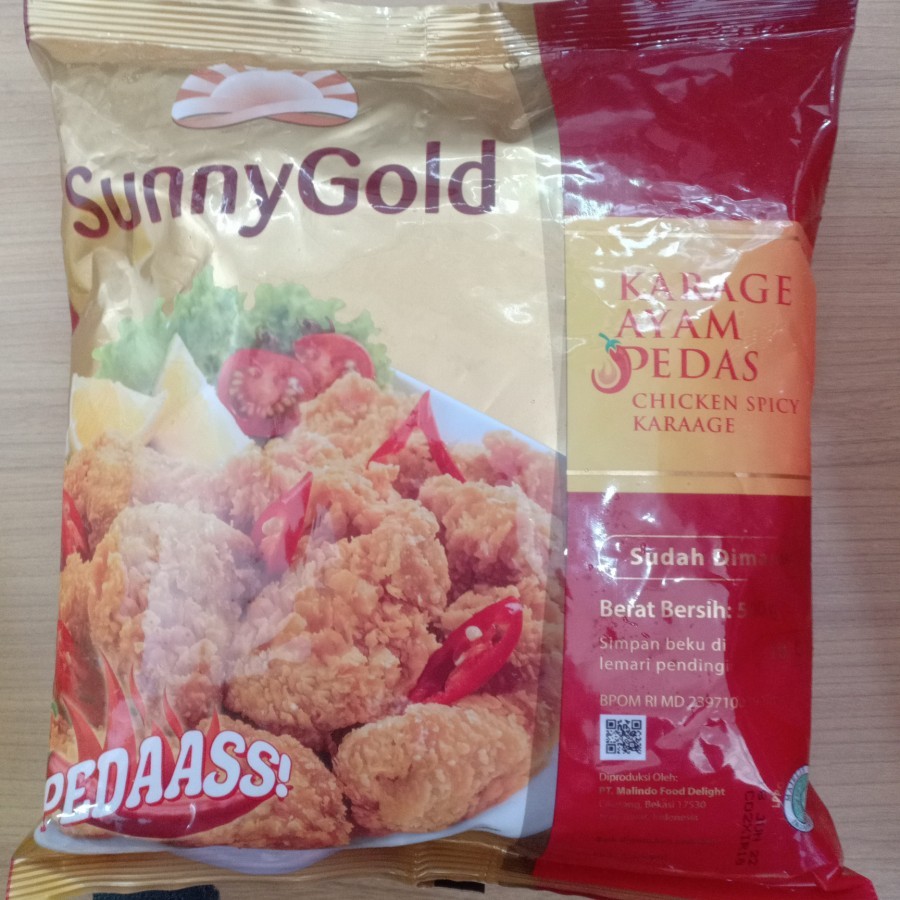 

SUNNYGOLD KARAGE PEDAS 500gr