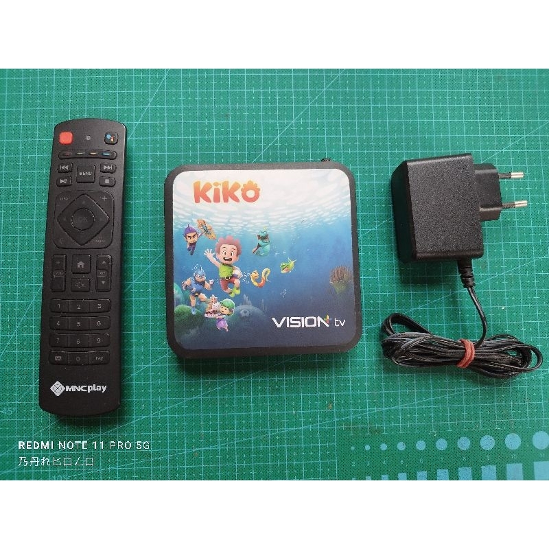 android tv box stb vision+ mnc play stb seken bekas pakai