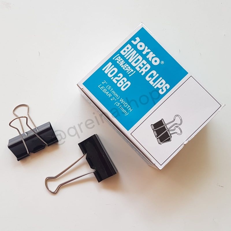 

(BISA COD) Penjepit Kertas / Binder clip Joyko 260