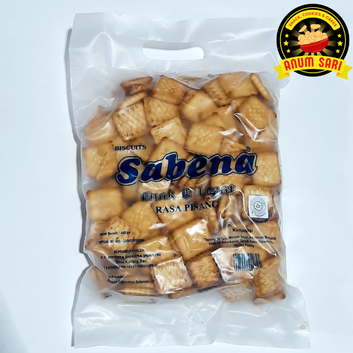 

Biskuit Sabena Rasa PISANG 400 Gram - Anum Sari