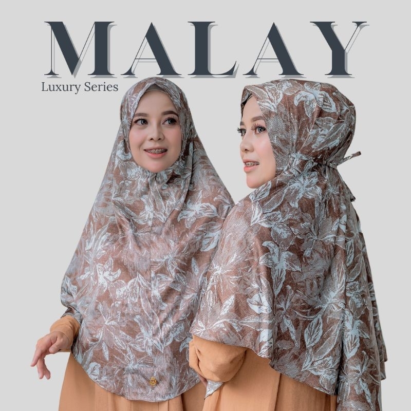 BERGO MALAY SILK PREMIUM MOTIF || BERGO INSTAN MOTIF BAHAN SILK ARMANY || BERGO EXCLUSIVE Size XL