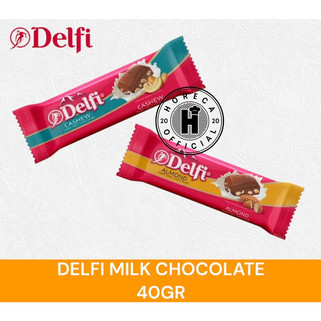 

DELFI MILK CHOCOLATE BAR 40GR/DELFI COKELAT BATANGAN 40GR