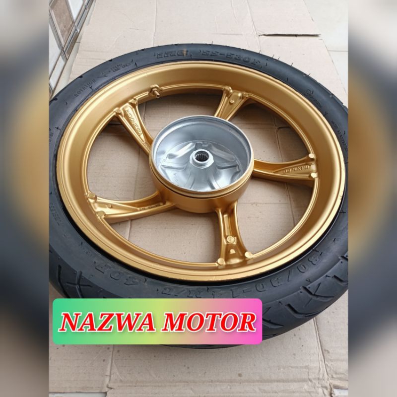 VELG RACING BELAKANG MIO SMILE - MIO SPORTY- MIO SOUL ORIGINAL PLUS BAN