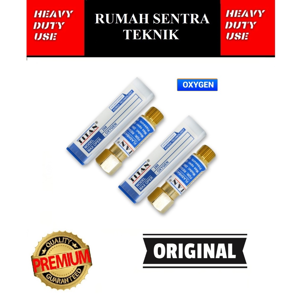 Pengaman Regulator OKSIGEN Flashback Arrestor Reg OXY For REGULATOR