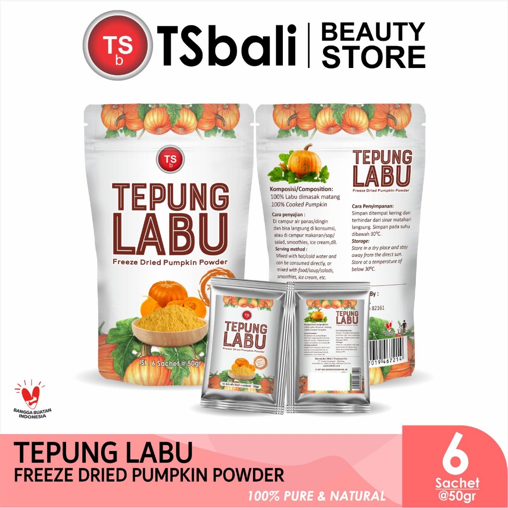 

TSB Freeze Dried Pumpkin Powder/Serbuk Labu Kering 100% Pure