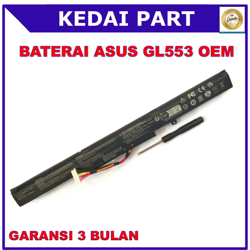 Baterai Battery ASUS ROG GL553 GL553VD GL553VE GL553VW GL753VD GL753VE