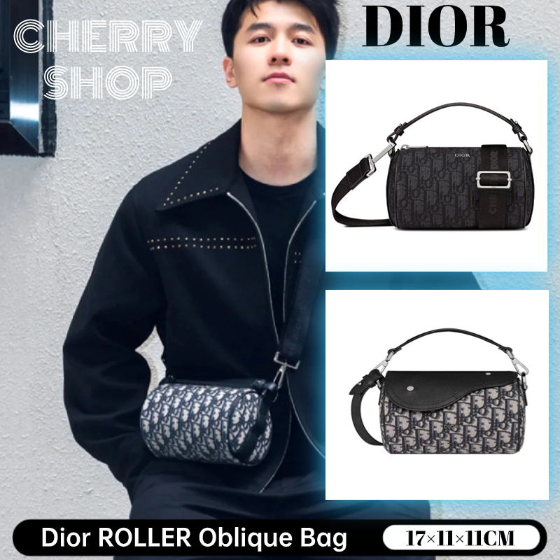 Dior ROLLER Oblique Bag Men's Bucket Bag Dior Shoulder Bag