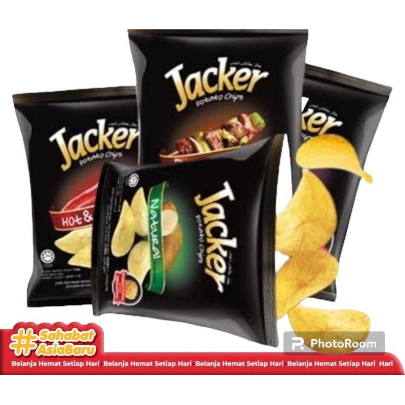 jacker potato crisp 60g snack keripik kentang malaysia