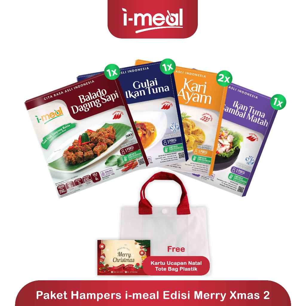 

Paket Hampers i-meal Edisi Merry Xmas 2