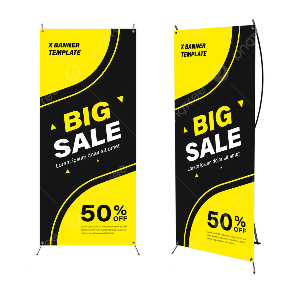 X BANNER HNI PLUS STANDING