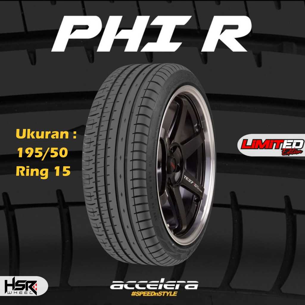 Ban mobil Toyota yaris ring 15 Accelera PHI R 195/50/R15 ban tubeless