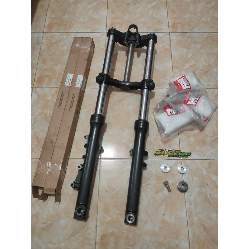 shock skok depan kawasaki ninja Rr new cet ori pnp honda set raiser cbr