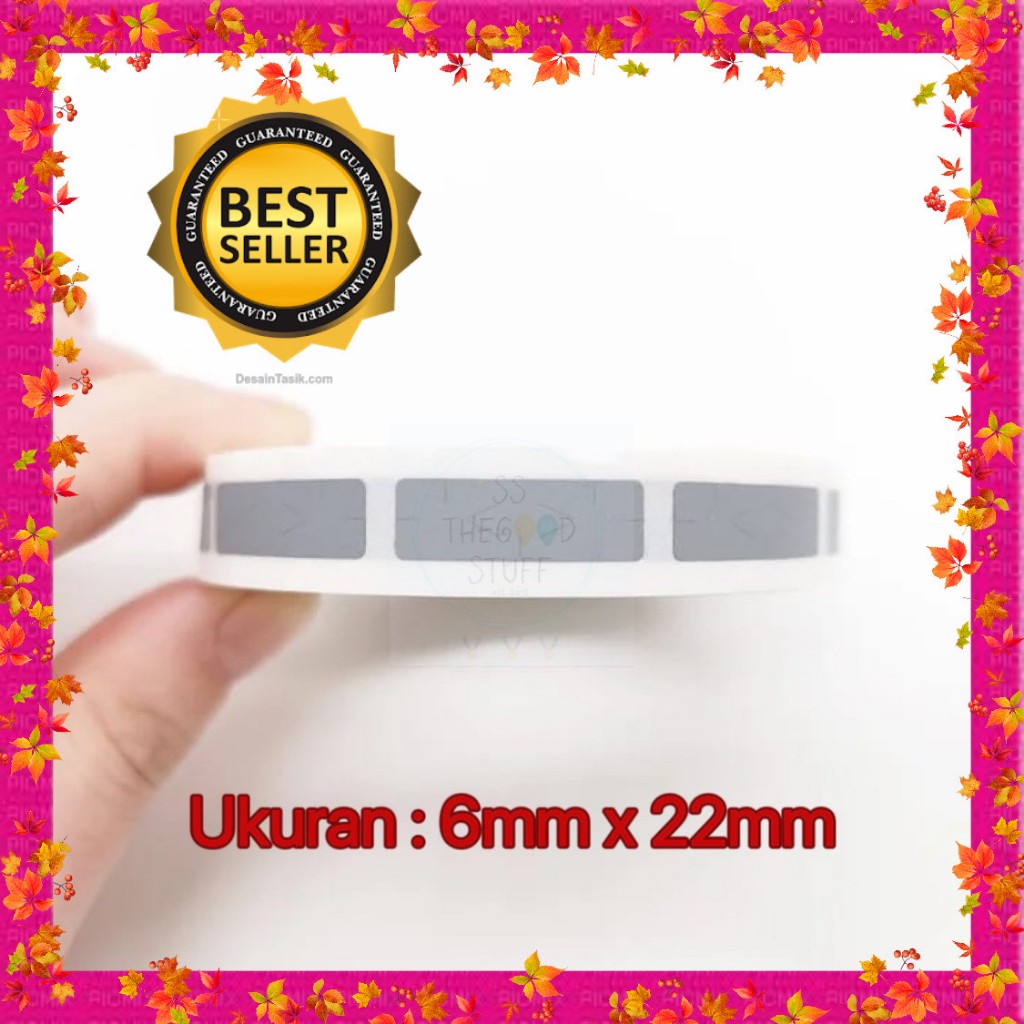 

1000 Pcs Label Gosok / Scratch Label / Penutup PIN Vocher 6*22 mm POLOS.