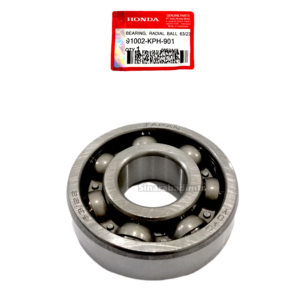 Lahar Bearing Bantalan Bola 63/22 Kruk As Honda Karisma