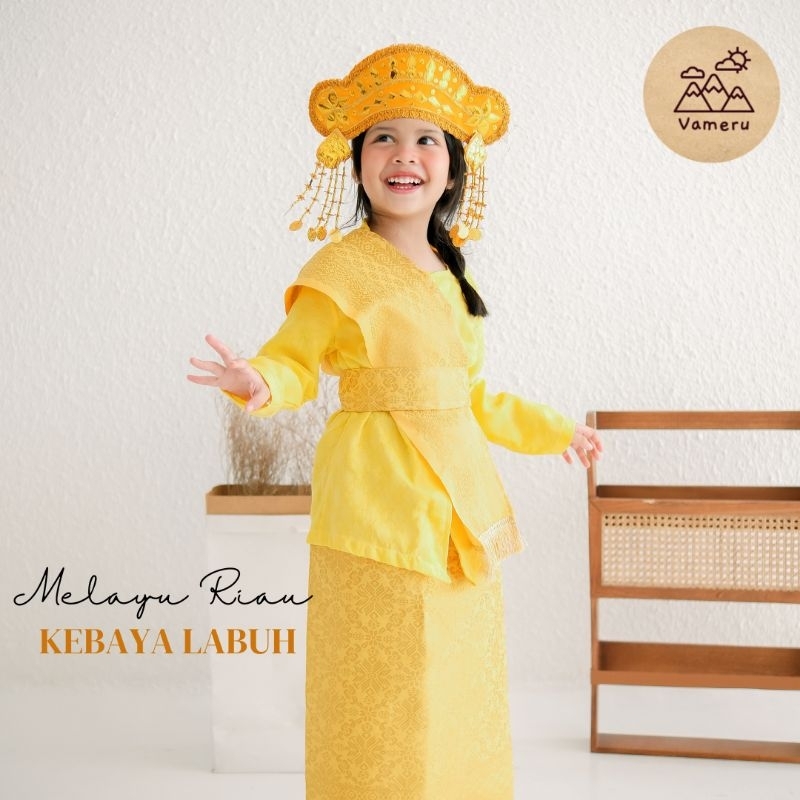 VAMERU - BAJU ADAT ANAK RIAU KEPULAUAN RIAU MELAYU PEREMPUAN