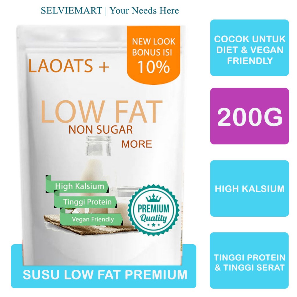 

Susu Low Fat Pelangsing Badan Low Fat Oat Milk Penurun Beras Merah Susu Diet Pengganti Makan Low Fat Milk Rendah Kalori Laoats