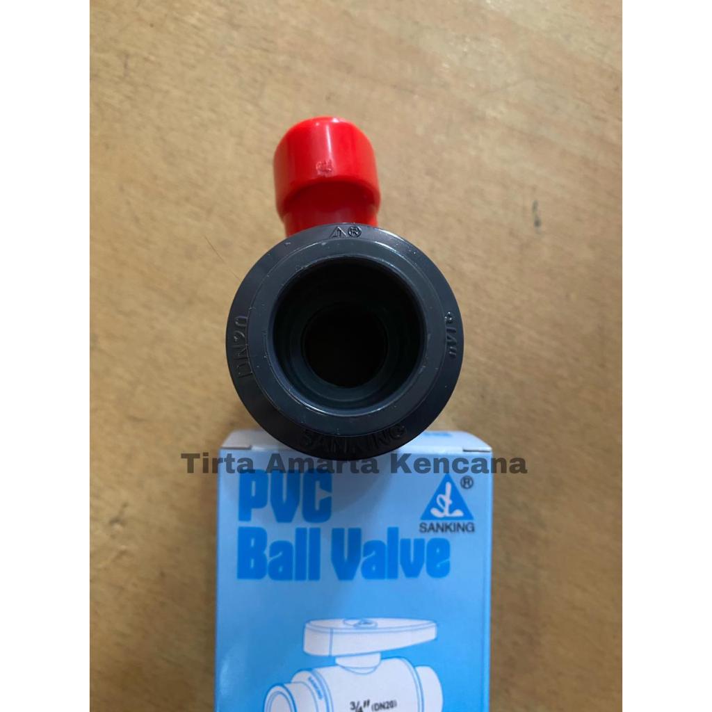 Stop Kran 3/4 Inch Sanking BALL VALVE PVC SANKING 3/4”