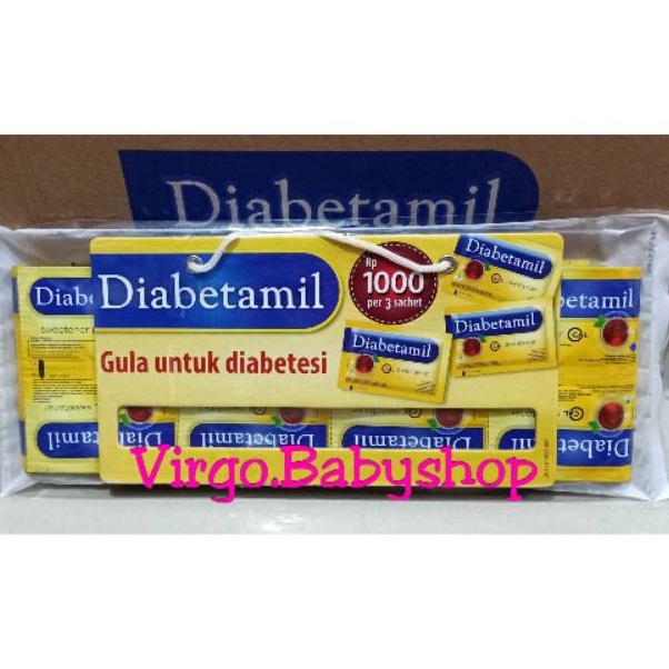 

Cuma satu hari Diabetamil Gula untuk Diabetesi 80sachet @1gr