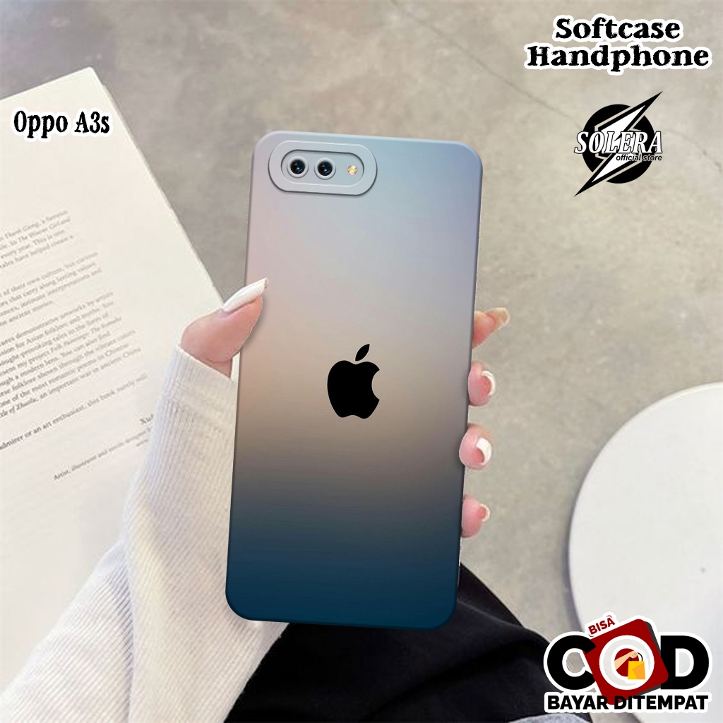 Case Oppo A3s Softcase Oppo A3s Silikon Pro Camera Fashion Case Logo ip Cover Hp Kesing Oppo A3s Sof