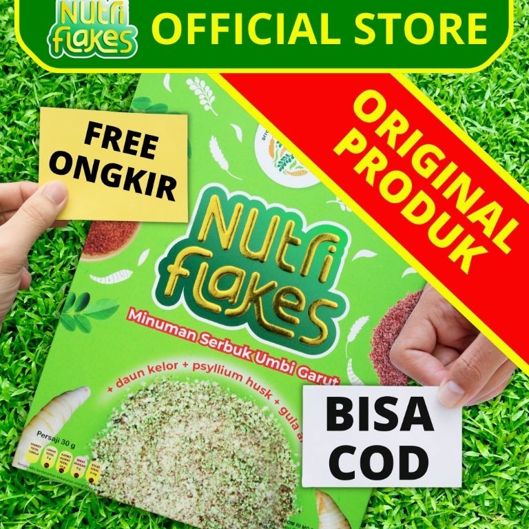 

Banting harga ORI 100% NUTRIFLAKES SEREAL UMBI GARUT & DAUN KELOR - AMPUH MENGATASI GERD, MAAG, ASAM LAMBUNG TANPA EFEK SAMPING - 280gr