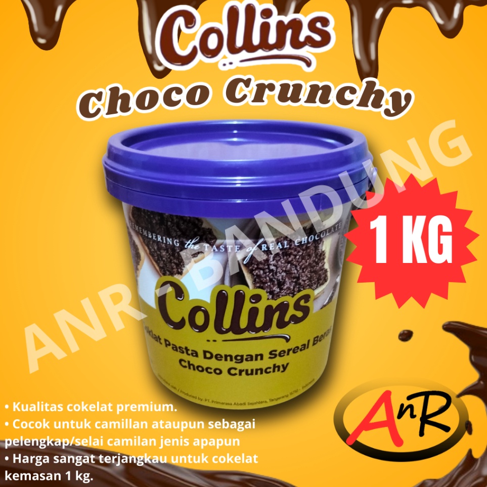 

Paling Laku Bandung COD Collins Coklat Crunchy 1KG / COD JawaBarat / Chocho Crunchy / AnR-Bandung